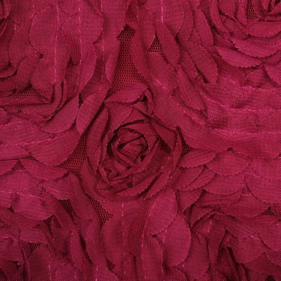 Maurices Tank Top Shirt Blouse Pink Rose Maroon Floral Ruffled M Medium - Picture 7 of 12